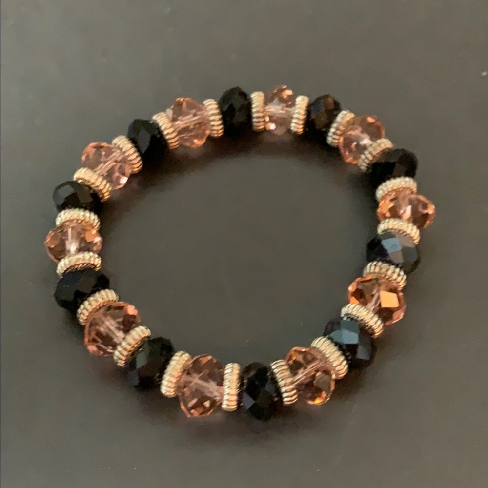 Beaded crystal bracelet
